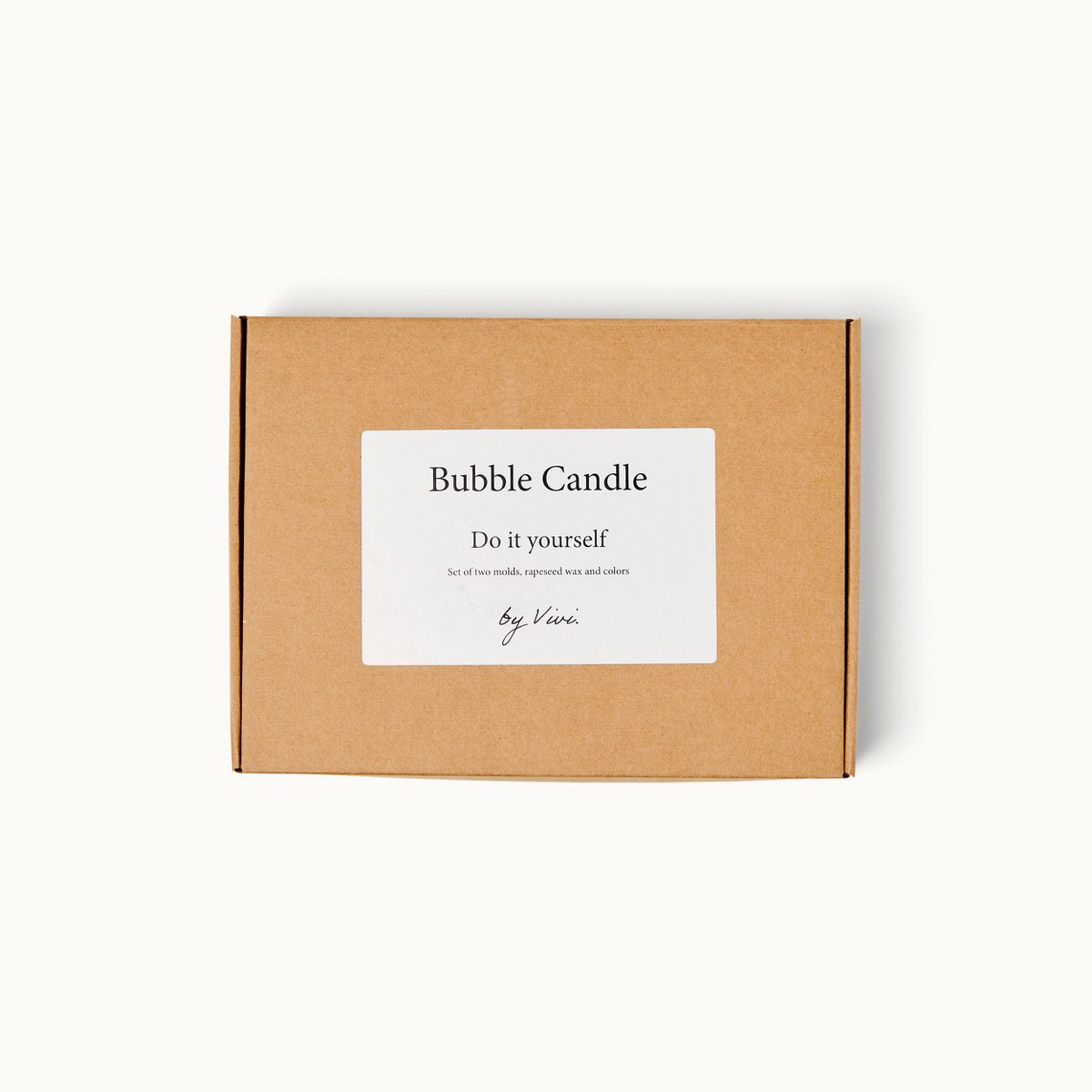 DIY Box Bubble-kaars