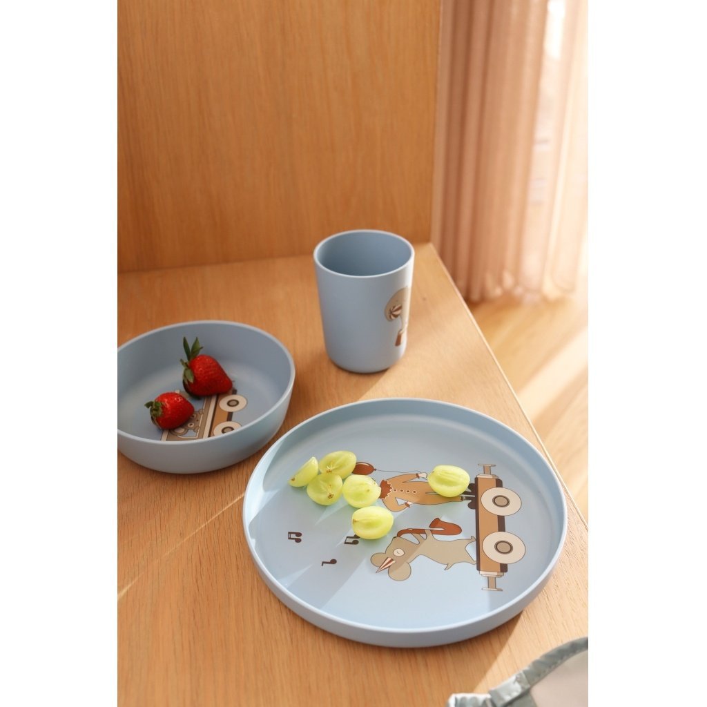 Milas bioplastic (PLA) dinerset 3-pack