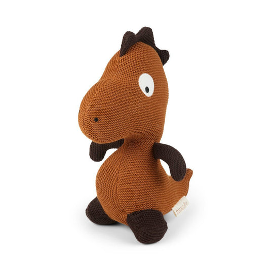 Dino Teddy van Biologisch Katoen – Schattige Speelse Teddybeer | Caramel Café | Nuuroo