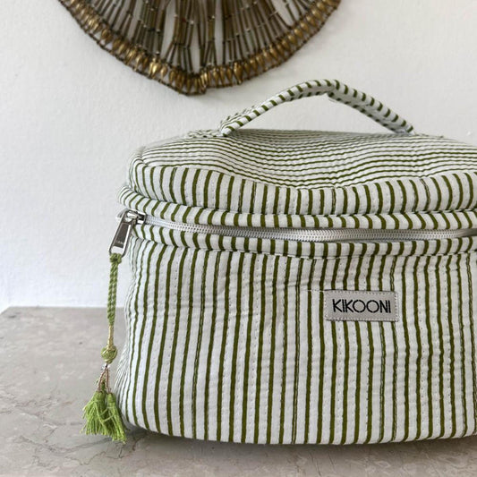 grote make-uptas BIG BEAUTY "Stripes with P"